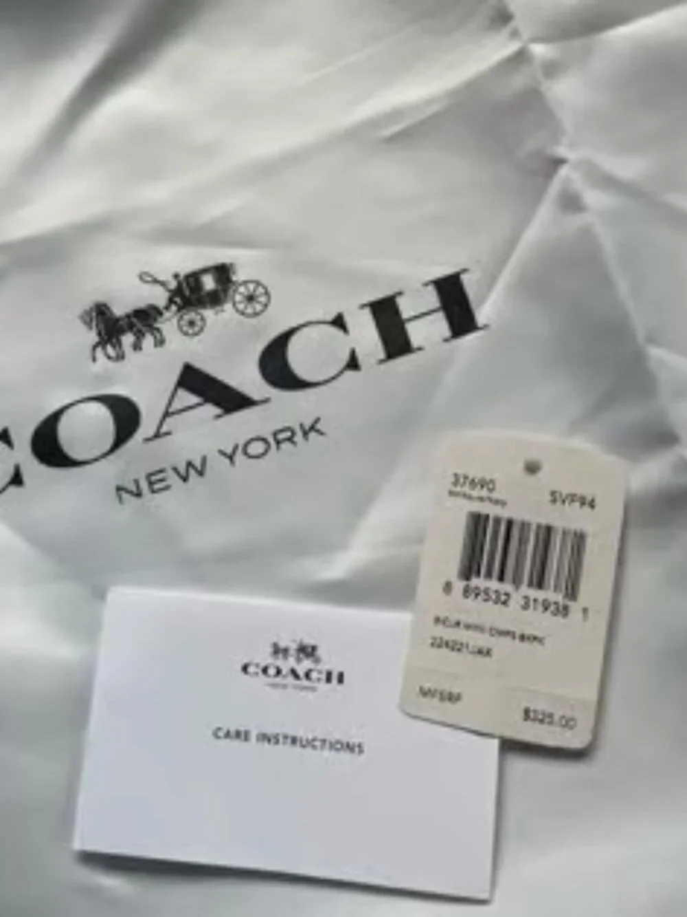 Coach Mini Campus Backpack Azure Navy